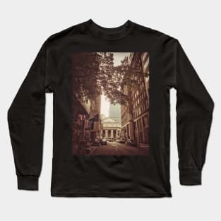 43rd St and New York Public Library, Manhattan, NYC Long Sleeve T-Shirt